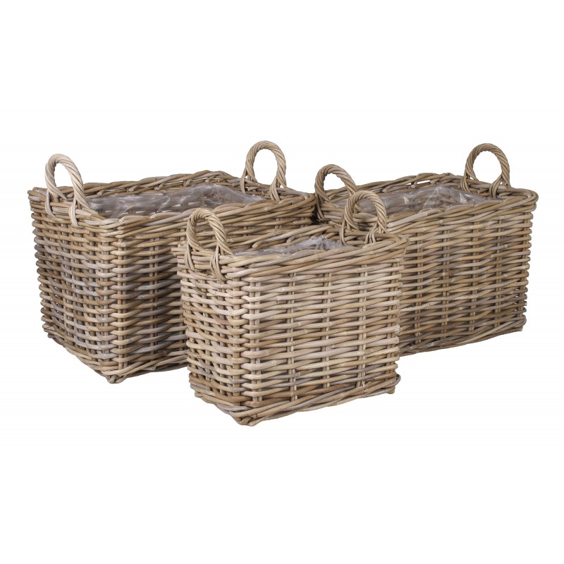 kosze wiklinowe na kwiaty